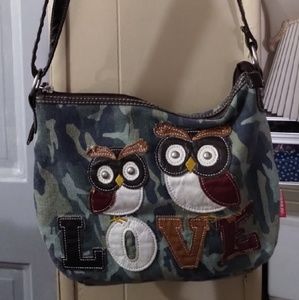 Unionbay Bag Owl LOVE Camo Purse/Handbag